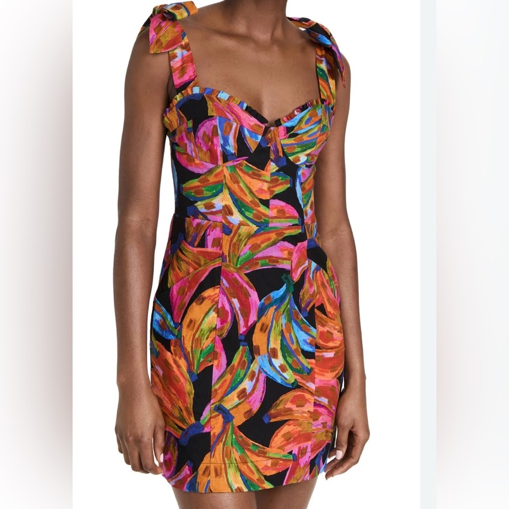 Like New FARM Rio Multicolor Tropical Dress Sz S